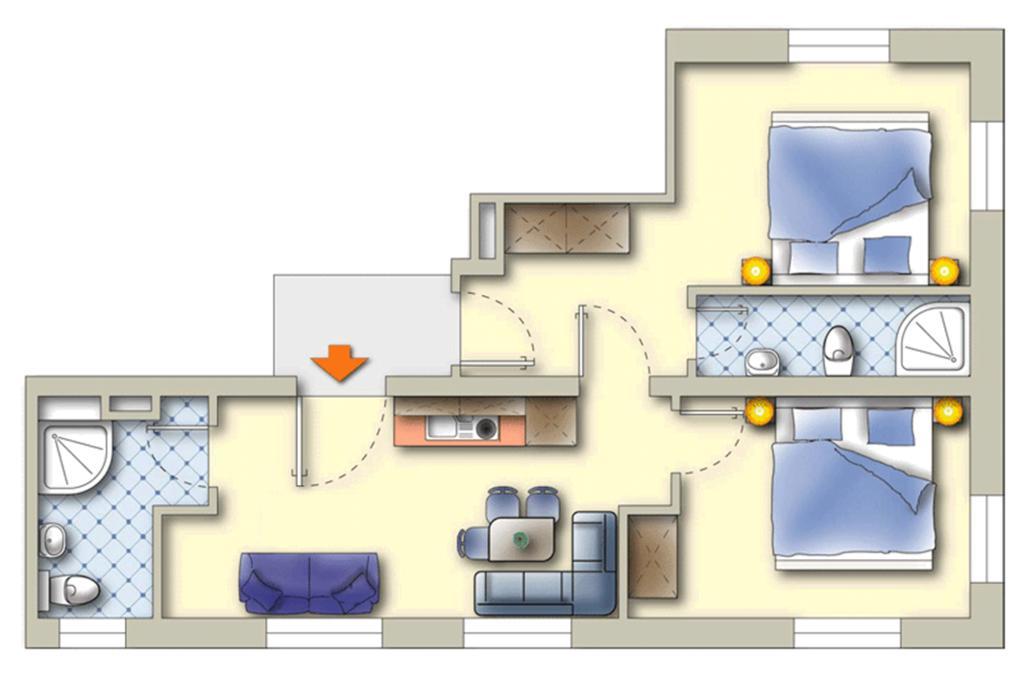 Apartment - Erdgeschoss